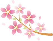 八重桜に包まれた樹木葬
